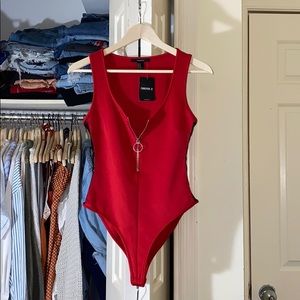 Forever 21 Racer Bodysuit